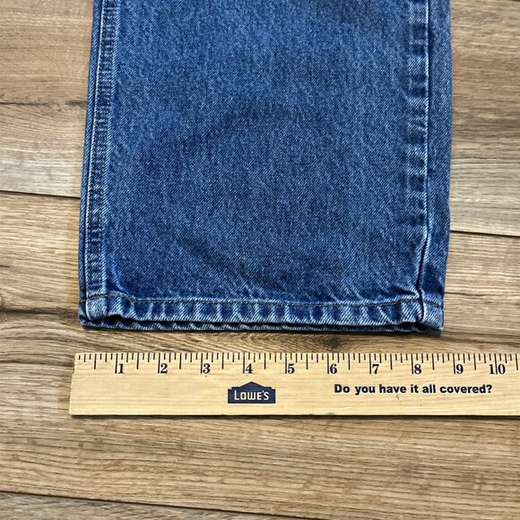 Men's Carhartt Relaxed Fit Denim Jeans SZ 38x32 Blue Cotton Casual Work B160 DST - Picture 6 of 11